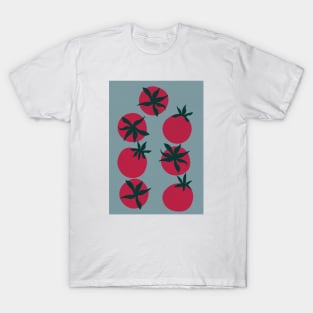 Tomato Kitchen Art, Retro Modern Print 2 T-Shirt